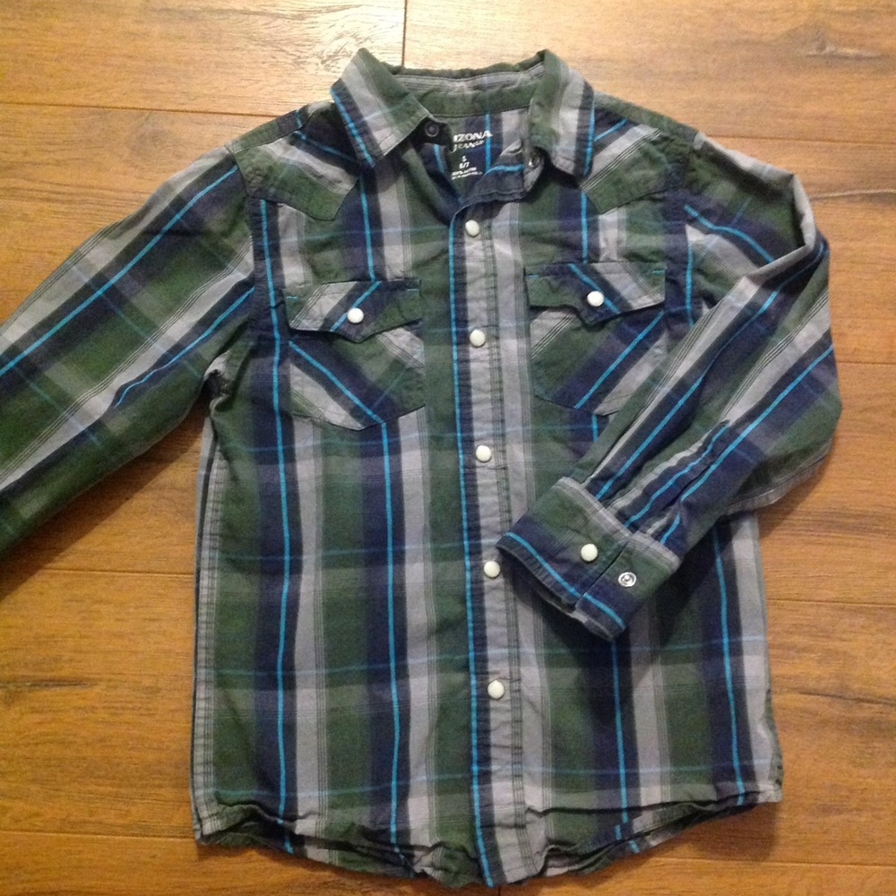 Boys Arizona button up top